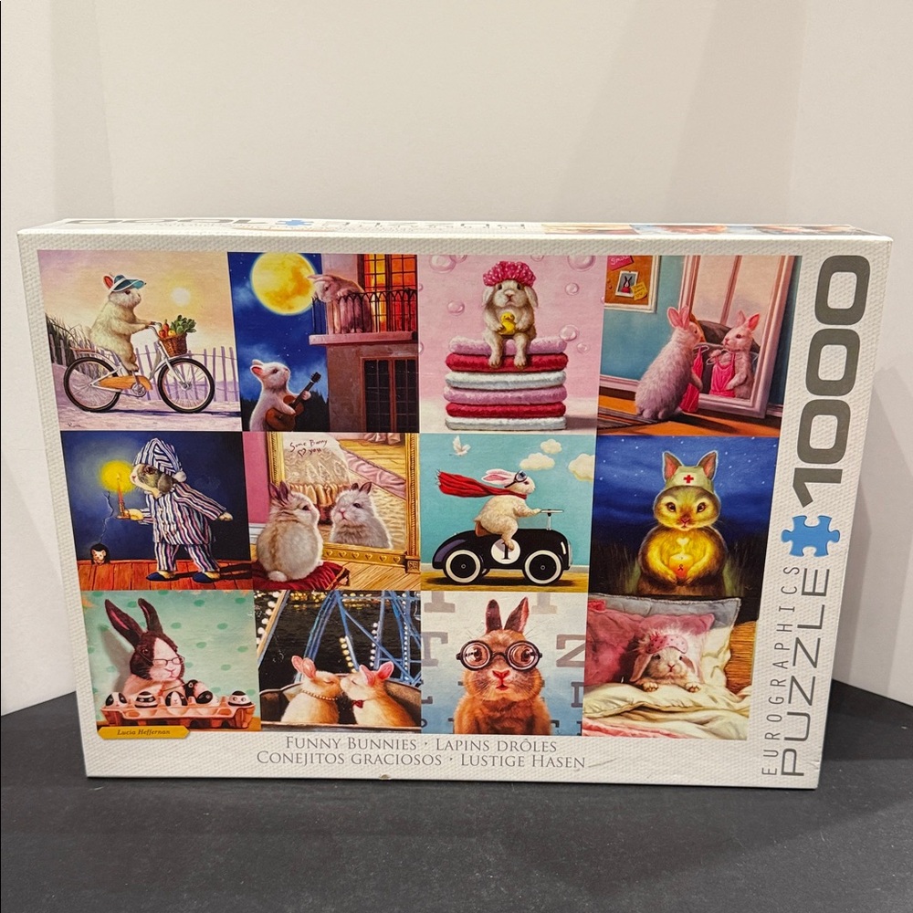 Funny Bunnies Puzzle 1000 Pieces Eurographics